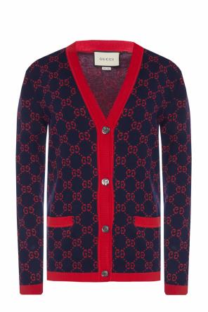Gg-patterned cardigan, zdjęcie 1 Gg-patterned cardigan od Gucci
